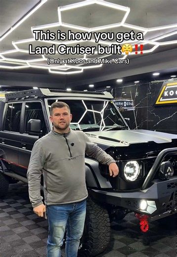 A plain white Land Cruiser walked in. This walked out. 🦍 This is how you get a Land Cruiser built- from stock to statement, right here at Koos and Mike Cars 🇿🇦 #landcruiser #koosandmikecars #southafrica #offroad #4x4