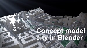 Concept design for modeling a city
