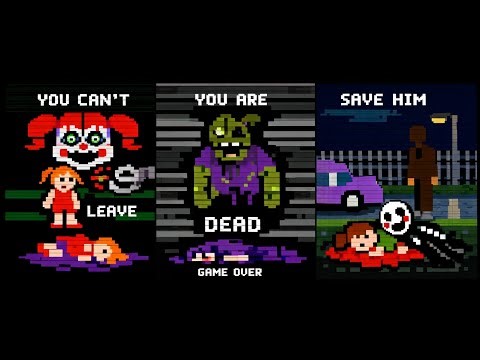 FNAF : Tragedy in pixels .... The deaths of Elizabeth afton - micheal afton - charlie Emily PART 2