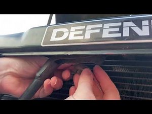 Defender Bonnet Latch Replacement || Defender 90 Footage