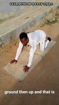 Pushup in 4 easy steps