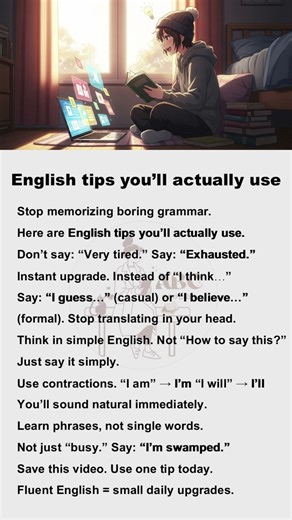 English Tips You'll Actually Use | learn English | How to Improve Your English