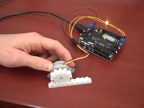 Arduino Controlled Rack and Pinion