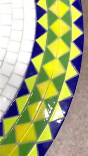 Olives Stained Glass Mosaic Table – Handmade Design 🍃 #stainedglass #mosaic