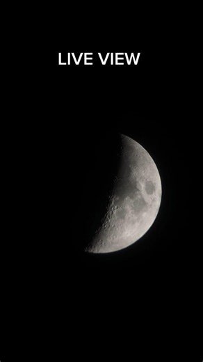 how does moon looks like through a telescope? 🔭 #space #moon #science