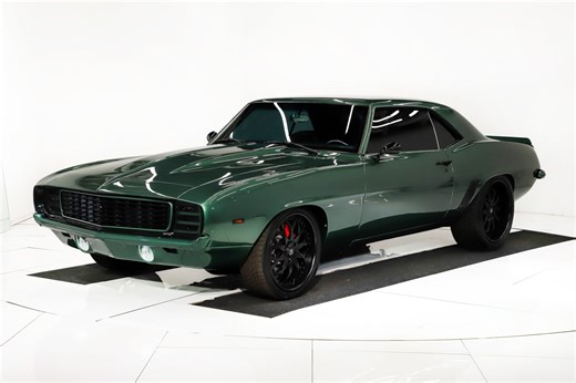 1969 Chevy Camaro Stares Right Back at You, It's So Mean and Green