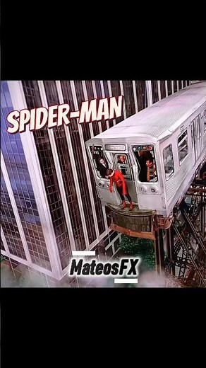 “Careful, he’s a hero!” 🚆🕸️ | Spider-Man 2 Edit - 4K | #shorts #spiderman #marvel