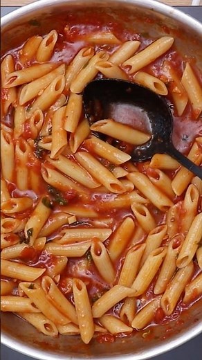 Quick weeknight penne pomodoro #easyrecipes