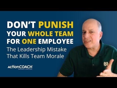 Don't Punish Your Whole Team for One Employee