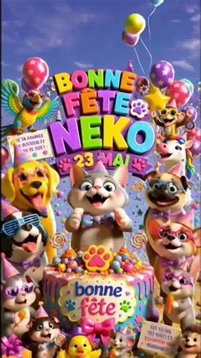 Bonne fête Neko 23 mai