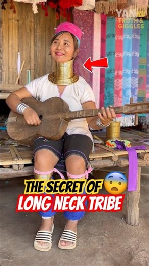Secret of long neck tribe⁉️😨 #driftphonk