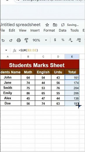 How to Use SUM Formula in Google Sheets