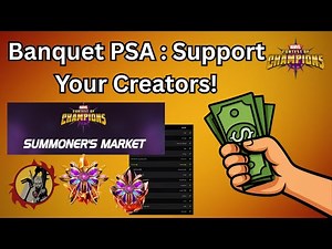 Banquet Season PSA - Use a Creator Code!