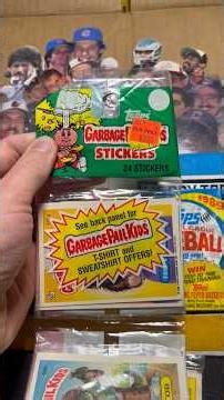 1986 Garbage Pail Kids series 3 and 4 #garbagepailkids #packopening #tradingcards #80snostalgia