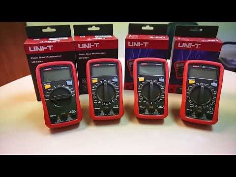 รีวิว มัลติมิตเตอร์ Uni-T รุ่น UT - 33 series มัลติมิตเตอร์ ดิจิตอลตั้งโต๊ะ