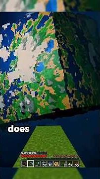 Minecraft Has an Edge (across the Farlands and beyond)#shorts