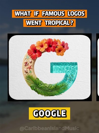 If OREO, ANDROID, APPLE, GOOGLE, ROBLOX, TIKTOK, LAY'S and NIKE Logo Went Tropical