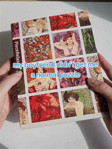 my boyfriend got me the cutest puzzle magnets 🩷🥹 #piecerelax #piecerelaxpuzzles #magnet #puzzle #crafts