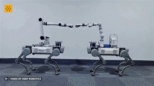 With a robot arm, X20 has capabilities of opening doors, picking up objects, flipping switches and valves; Or maybe a fist pump, clinking glasses, and shaking hands. Video Credit: DEEP Robotics -------------------------------- How to get your company on Wevolver? Wevolver is a platform used by millions of engineers to stay up to date about the latest technologies. Learn how your company can connect with the community and reach a global audience of engineers: https://lnkd.in/gtbsMuU2 #robotics #r