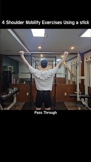 4 Shoulder Mobility Exercises Using a stick / 막대를 활용한 어깨 가동성 운동 4가지