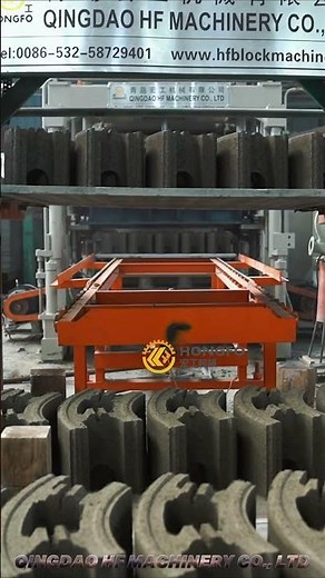 Qingdao HF Machinery QT7-15 Production of Wall Bricks #brickmakingmachine #blockmachine
