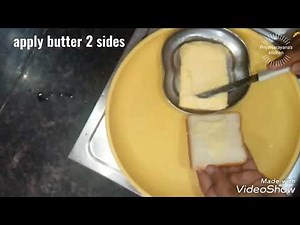 bread butter toast recipe - sweet butter toast - sugar/honey butter toast-how to make butter bread