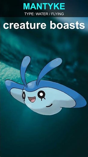Dive into Mantyke! 🐋✨ #mantyke #pokemon #pokemongo #anime #pokedex #tcg