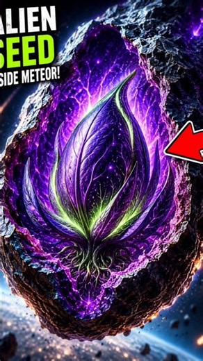 👽 This Alien Seed Was Hiding Inside a Meteor! 😱☄️ #Shorts #alien #plants