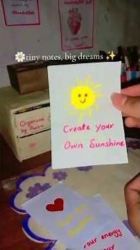 Make These Mini Motivational Cards at Home | Easy Aesthetic DIY for Girls 💌✨ #motivation #diy
