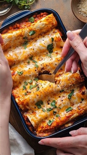 Cheesy Beef Enchiladas