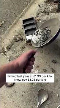 Smelting old pewter into shiny new ingots — ready for crafters all over the world.