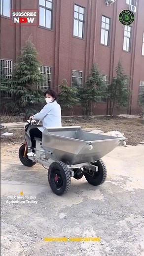 Agriculture Trolley Cart Machine With Reverse Gear