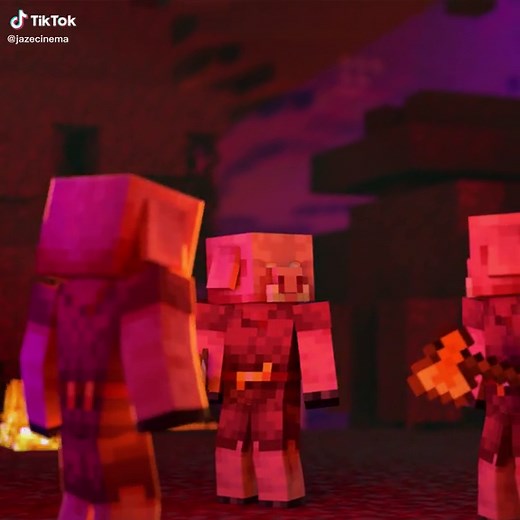 Piglins Enter Overworld: Minecraft Animation