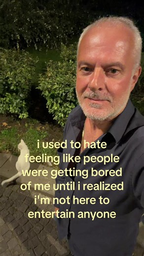 I'm Not Here to Entertain Anyone: A Realization That Changes Everything