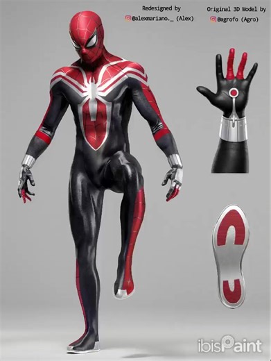 Redesign of Spider-Man's Advanced Suit