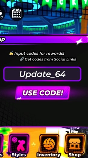 Roblox volleyball legends New codes! #volleyballlegends #roblox