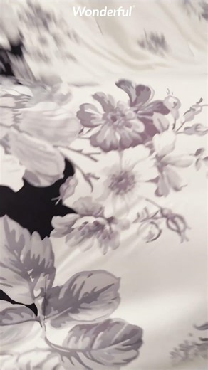 Wonderful Black and White Floral Comforter Set