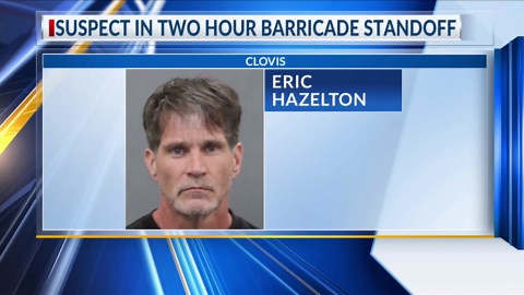 Man in custody after barricaded in Clovis home