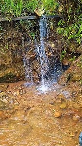 Look what I got under these water falls 😱 #prospecting #reelsfypシ #gold #waterfall #goldhunter | Christopher Santing