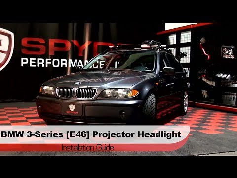 Spyder Auto Installation: 2002-05 BMW 3-Series [E46] 4-Door Halo Projector Headlight