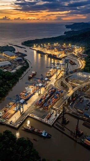 Insane Multi-Level Port Built in a Jungle River Delta 🌎