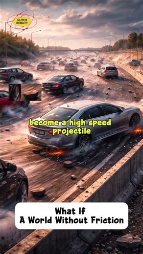 Why We Need Friction To Survive 😱 #physics #whatif