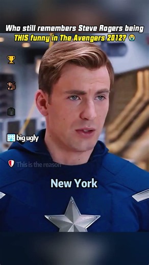 Who still remembers Steve Rogers being THIS funny in The Avengers 2012 😭 #Marvel #avengers #lronMan