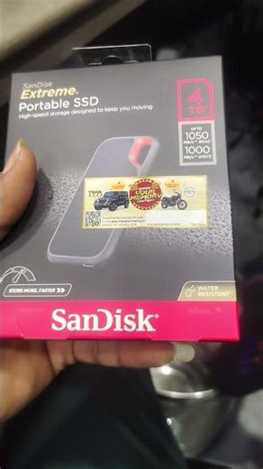 Ssd 4tb SanDisk extreme portable ssd High _ speed storage design to keep you moving