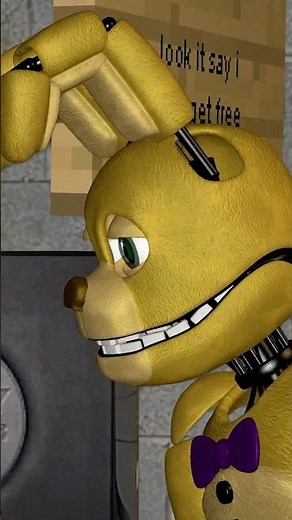 Gmod FNAF Clips | Spring Bonnie Downloads A Virus! | #shorts