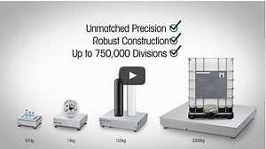 Industrial high-precision weighing platforms