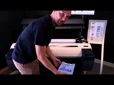 Changing the Maintenance Cartridge - Canon iPF785 (How to)