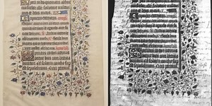 College undergrads find hidden text on medieval manuscript via UV imaging