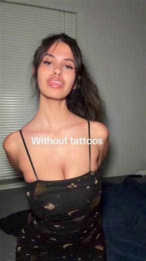 Tattoos or no tattoos? #tattoos #tattedgirls #trending