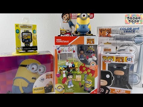 Despicable Me Collection Unboxing Review l Mega Construx Despicable Me Agnes Minions Buildable Set